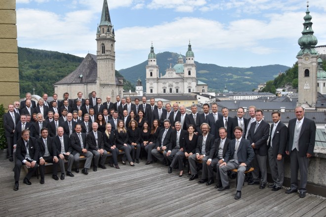 Members of the Vienna Philharmonic Orchestra at the Salzburg Festival. (Credit: Anne Zeuner)